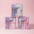 Kit Esponja y Brocha Facial Kiss Lovely Makeup Tools - Fondo Rosado