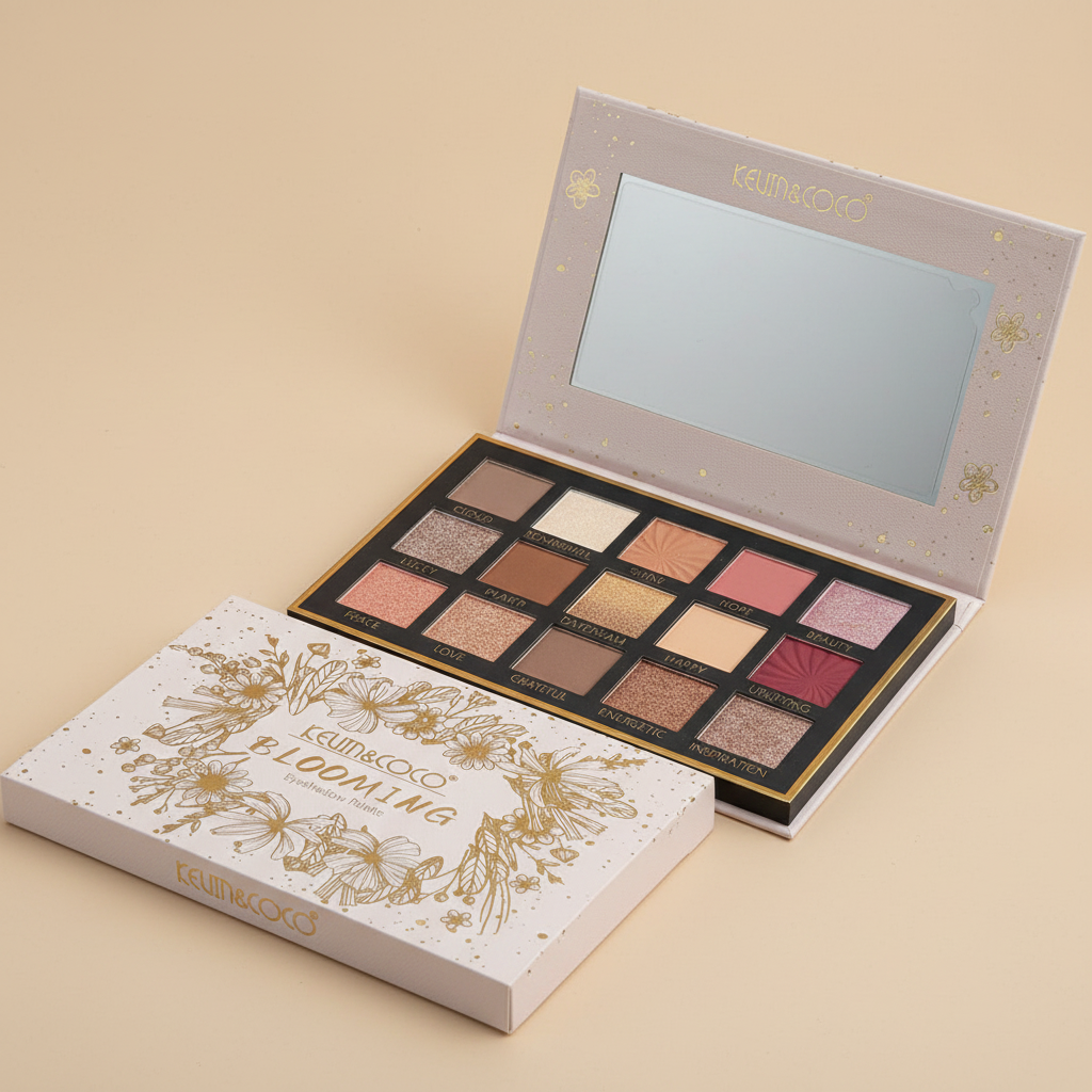 Paleta Kevin & Coco Blooming Eyeshadow - 15 Sombras