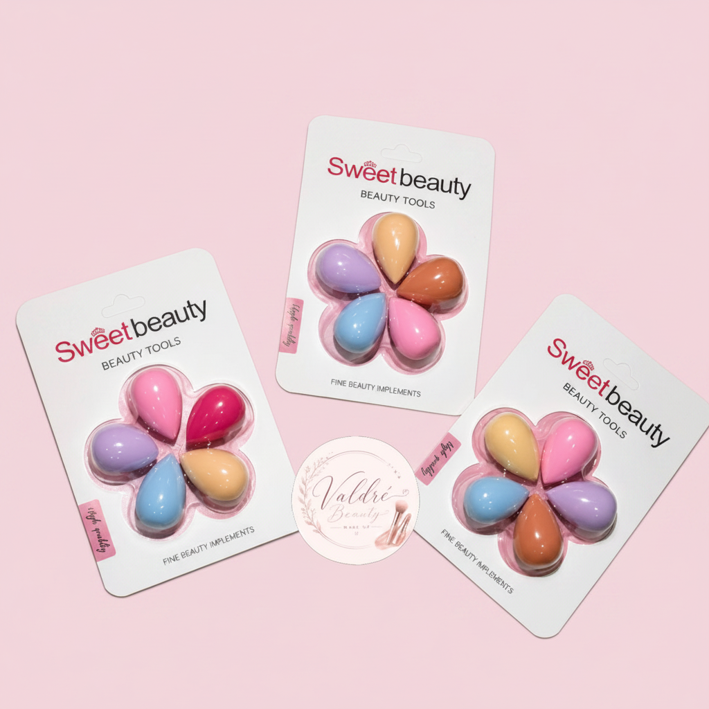 Set de Esponjas Sweet Beauty 5 Piezas Flor